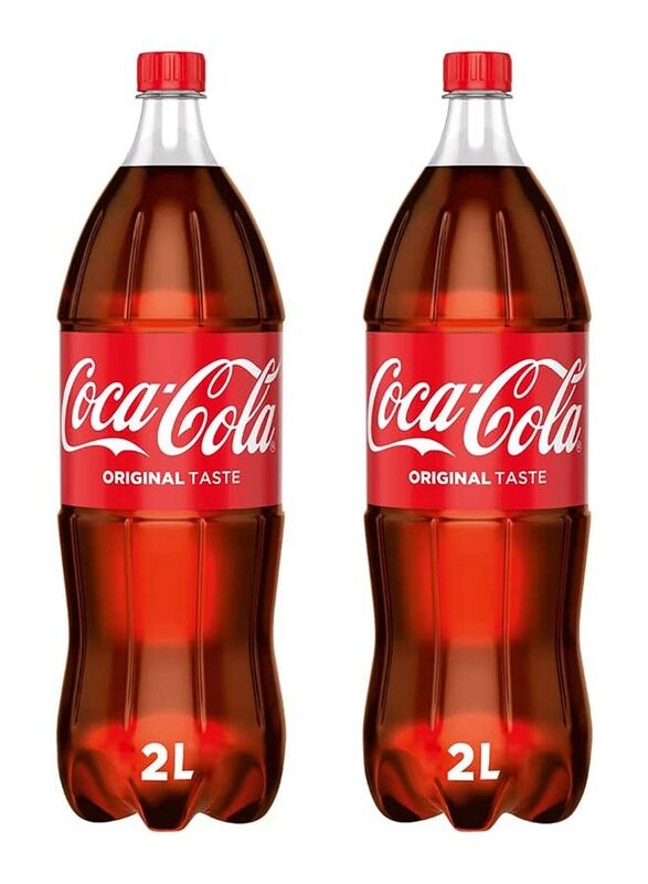 

Coca Cola Regular Carbonated Soft Drink Pet Bottle, 2 x 2 Liter
