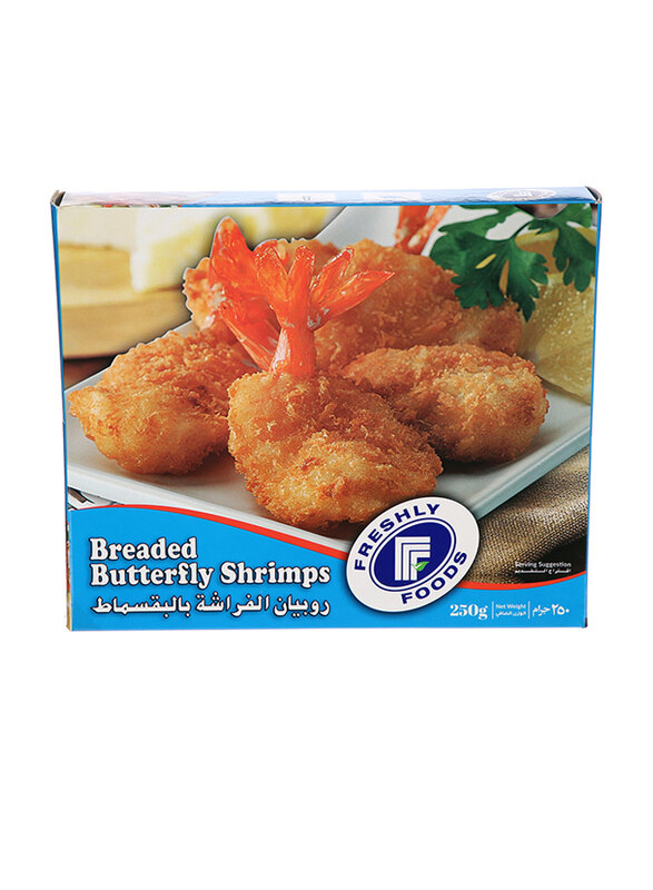 

Freshly Foods Breaded Butterfly Shrimps, 250g