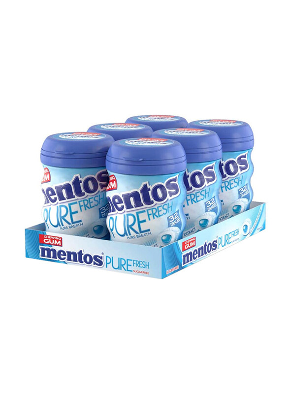

Mentos Pure Fresh Mint Chewing Gum, 6 x 56g