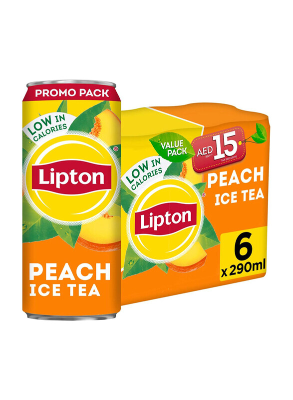 

Lipton Peach Ice Tea, 6 x 290ml