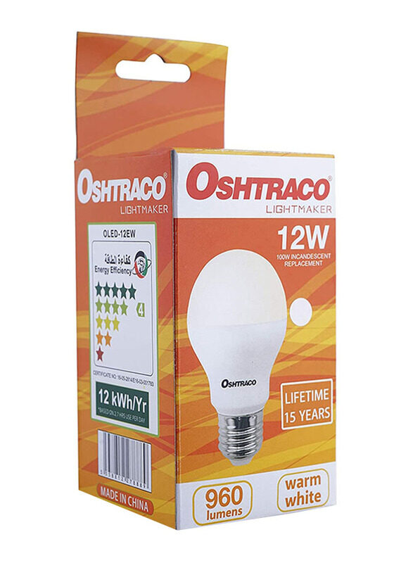 

Oshtraco Lightmaker LED Bulb, 12W, White