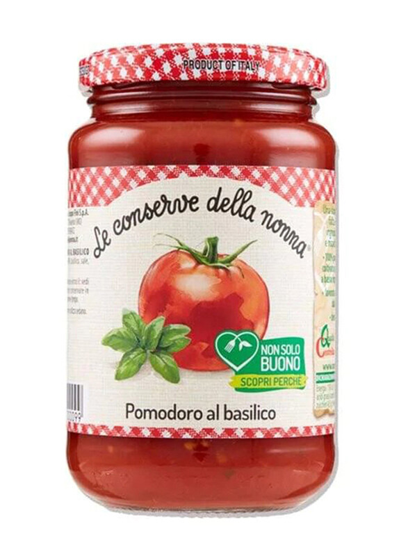 

Le Conserve Ddella Nonna Sauce with Tomato & Basil, 350g
