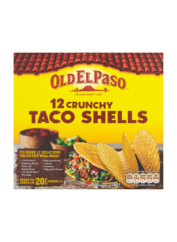 

Old El Paso Crunchy Taco Shells, 156g