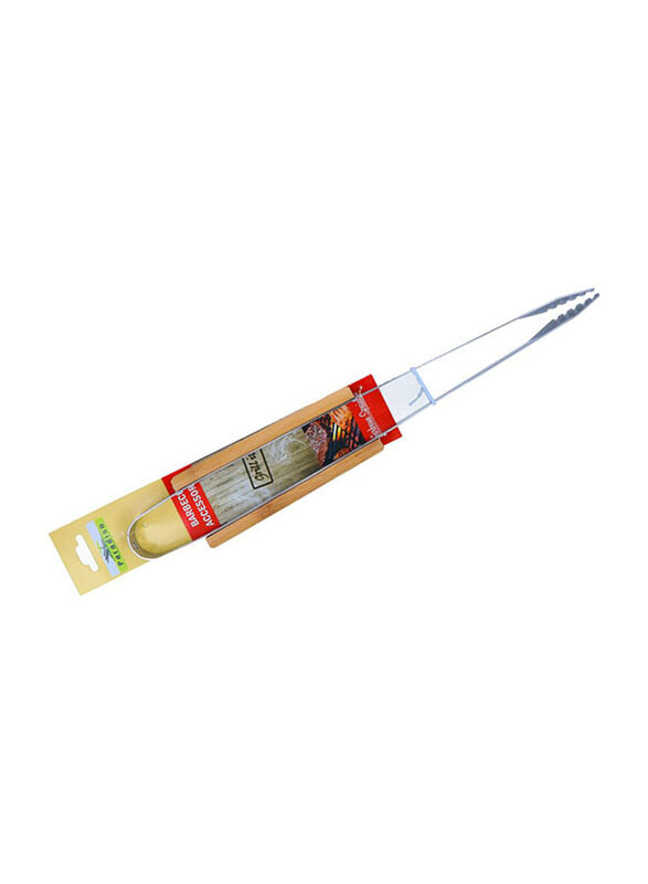 

Paradiso 40cm Stainless Steel Tong with Wooden Handle, Silver