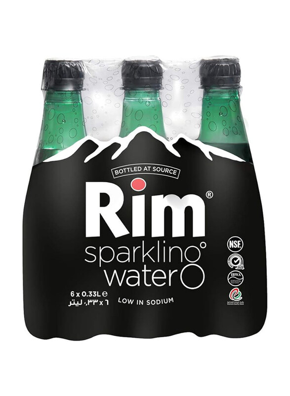 

Rim Plain Sparkling Water, 6 x 330ml