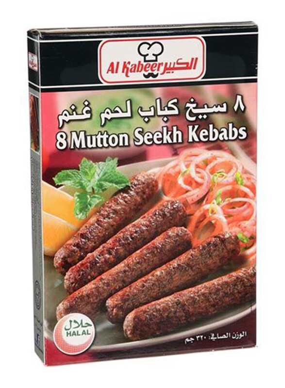 

Al Kabeer Frozen Seekh Mutton Kabab, 320g
