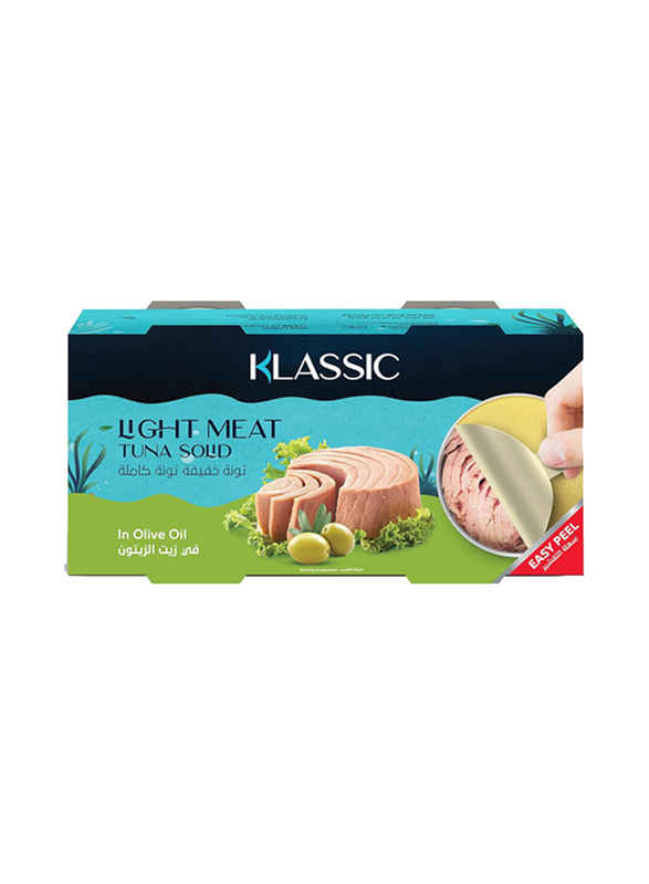 Klassic Light Meat Tuna Olive Oil, 2 x 160g