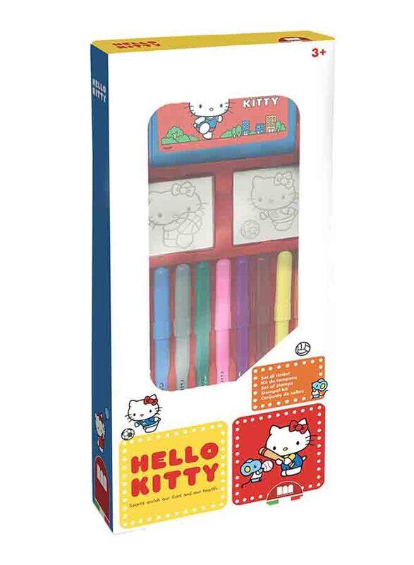 

MultiPrint Hello Kitty Felt-Tip Coloured Pen Set, 9-Pieces, Multicolour