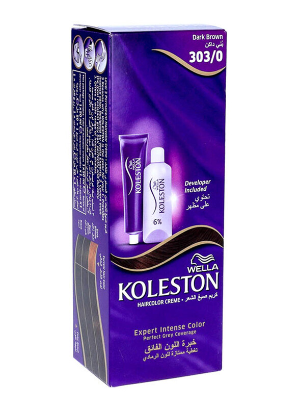 

Wella Koleston Hair Colour Creme, 303/0 Dark Brown, 100ml