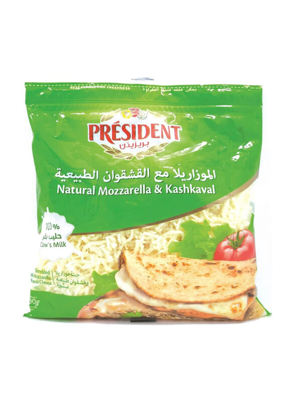

President Natural Mozzarella & Kashkaval Cheese, 400g