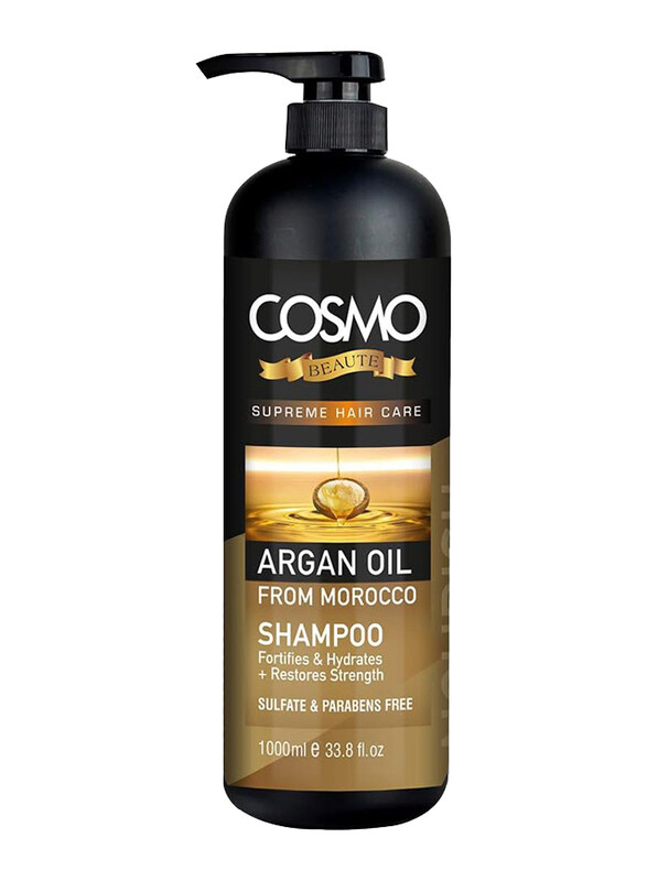 

Cosmo Beauty New Hair Care Argan Oil Nourish Morocco Shampoo for Dry Hair, 1000ml