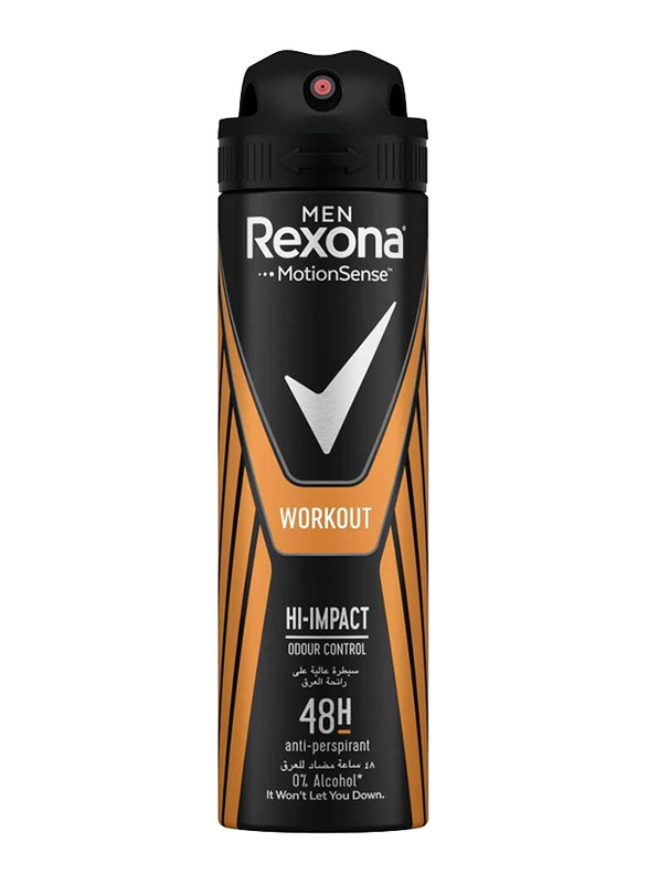 Rexona Workout HI-IMPACT Antiperspirant Spray for Men, 150ml