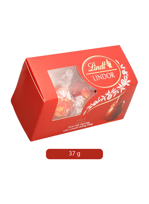 Lindt Lindor Swiss Milk Chocolate Truffles, 37g