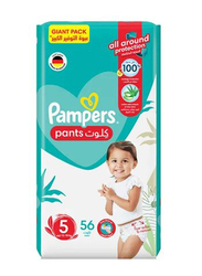 Pampers Alovera Diaper Pants, Size 5, 12-18 kg, 56 Count