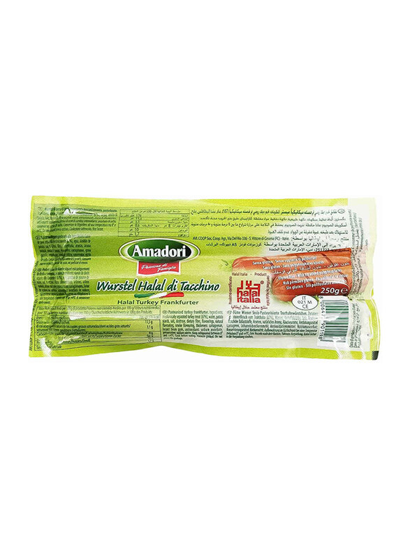 

Amadori Turkey Franks Sausage, 250g