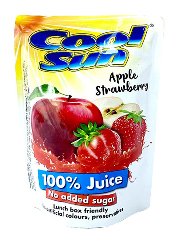 

Cool Sun Apple Strawberry Juice, 10 Pouch x 200ml