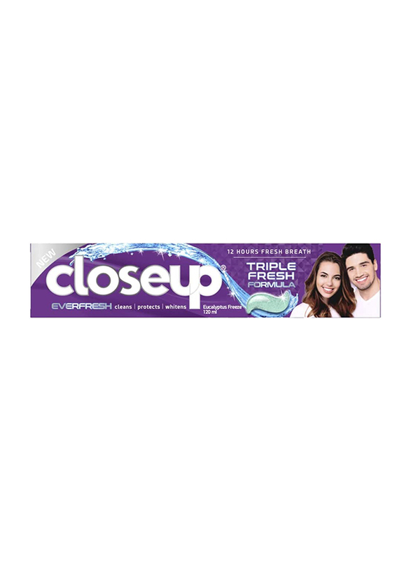 Closeup Triple Fresh Formula Toothpaste, 120ml