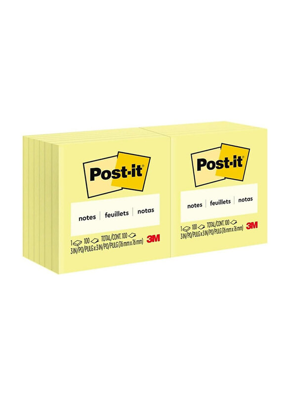 

Post-it Notes, 100 Sheets, Yellow