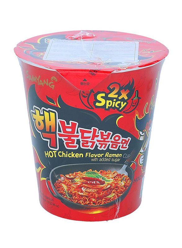 Samyang Extreme Hot Chicken Flavor Ramen Cup, 70g
