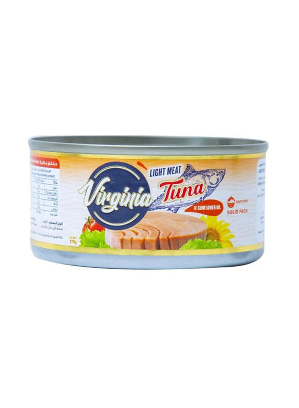 

Virginia Tuna Light Meat Solid In Sunflower Oil, 170g