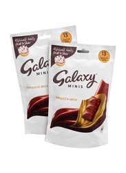 Galaxy Minis Smooth Milk Chocolate, 2 x 162.5g