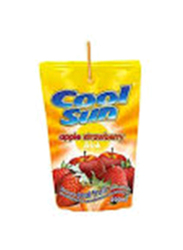 Cool Sun Apple Strawberry Real Fruit Juice, 200ml