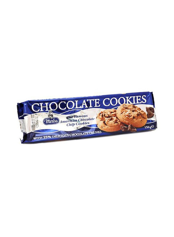 

Merba Chocolate Cookies wih 25% Delicious Chocolate Chunk, 150g