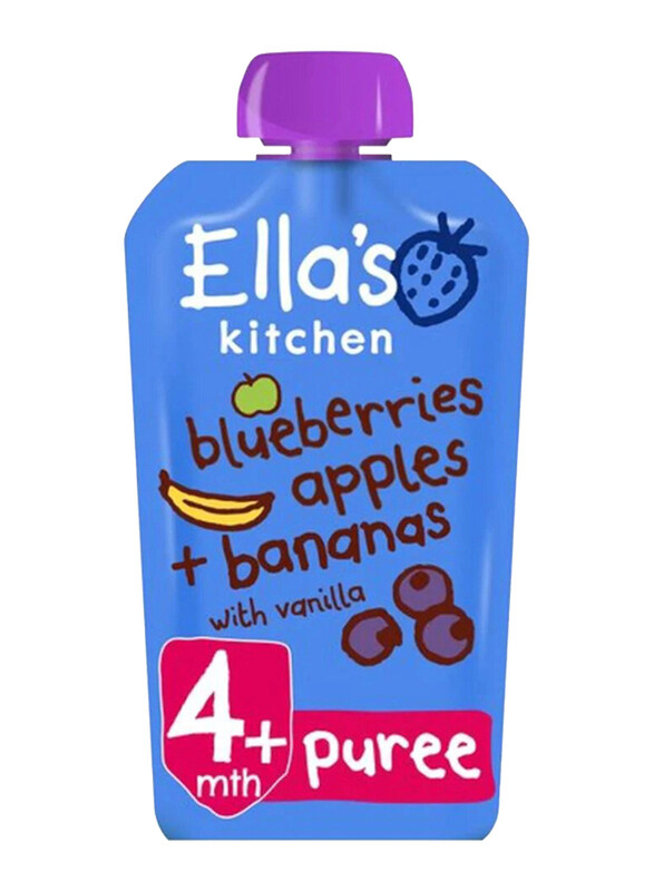 

Ella's Kitchen Organic Blue Berries/Apples/Banana/Vanilla, 120g