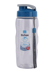 LocknLock 500ml Bis Free Handy Bottle, ABF721, Blue/White