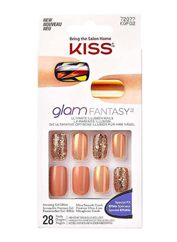 

Kiss Glam Fantasy Nails, KGF02, Multicolour