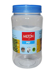 Milton Round Pet Jar, 150ml, Clear/Blue