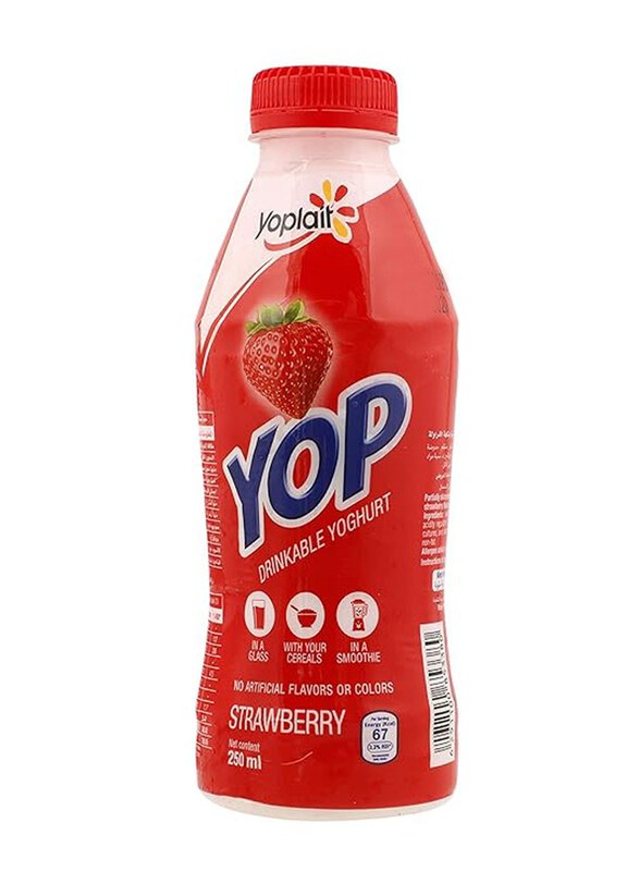 

Yoplait Yop Strawberry Drinkable Yogurt, 250ml