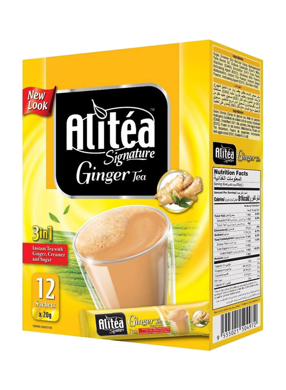 

Alitea Classic Ginger Tea, 12 x 20g