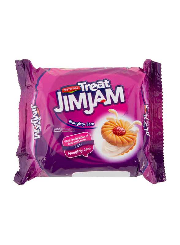 Britannia Jim Jam Cream Biscuits, 150g