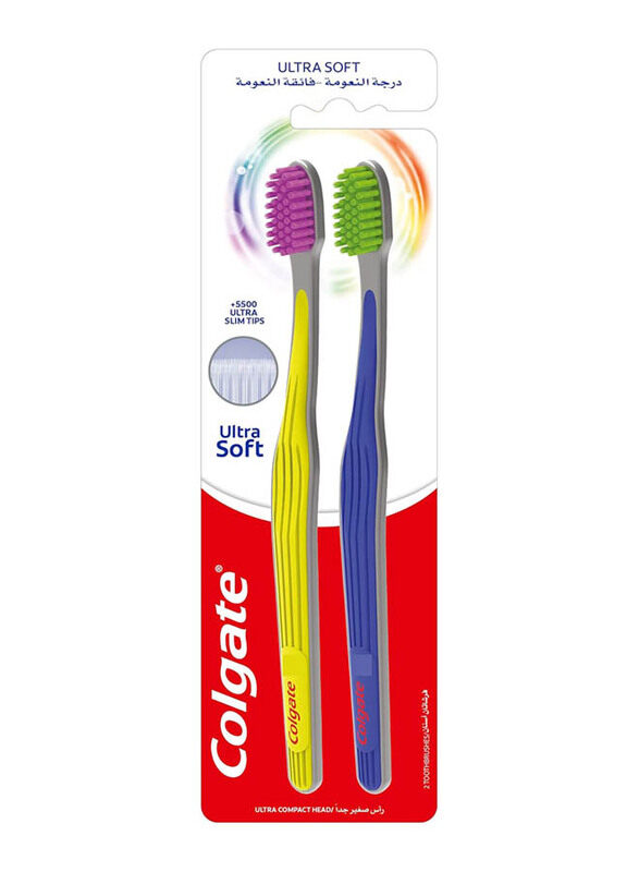 

Colgate Ultra Soft Toothbrush Set, 2 Pieces