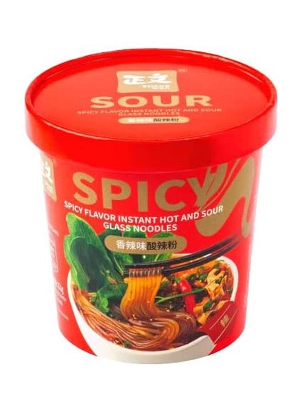 

Zheng Wen Spicy Flavour Instant Hot & Sour Glass Noodles, 121g