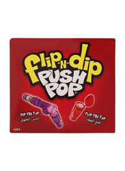 Bazooka Flip N Dip Push Pop Candy, 12 x 25g