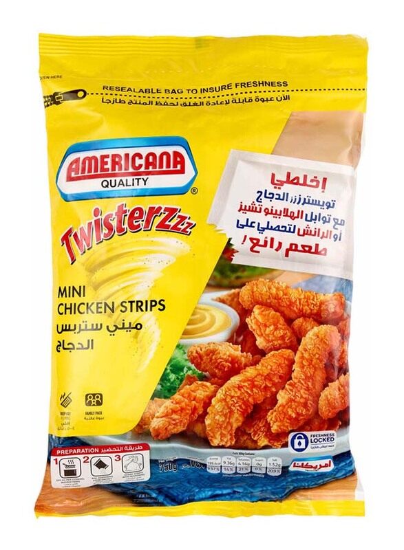 

Americana Twister Mini Chicken Strip, 750g