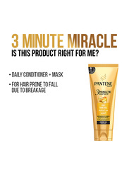 Pantene Pro-V 3 Minute Miracle Conditioner + Mask for Anti Hairfall, 200ml