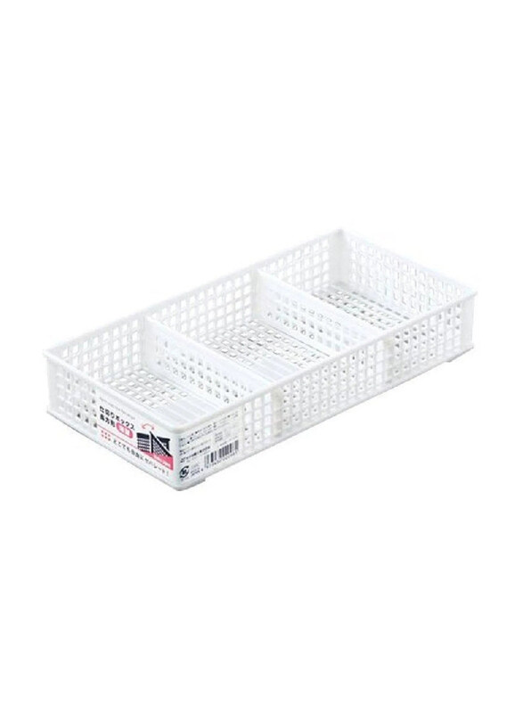 

Hokan-sho Plastic Rectangle Container Shallow, White