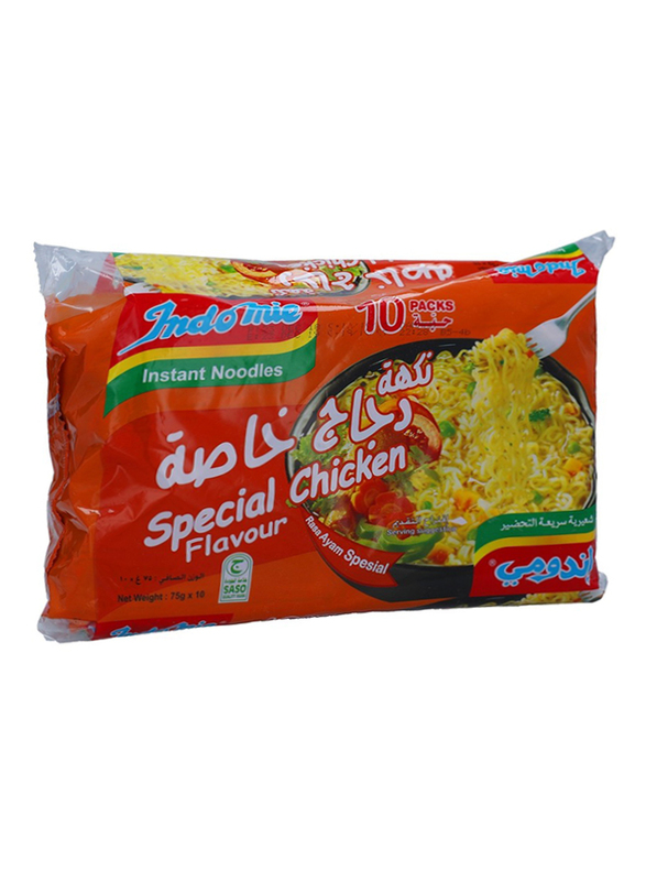 Indomie Special Chicken Instant Noodles, 10 Packs x 75g