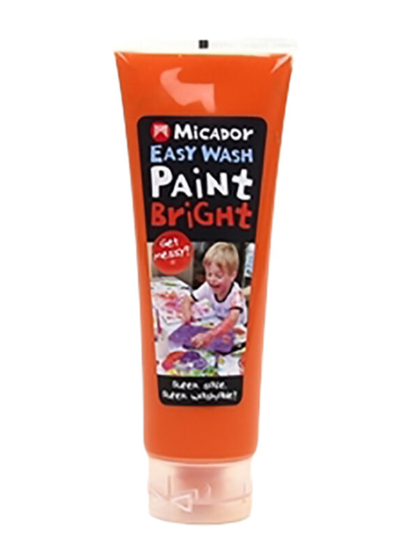 

Micador Easy Wash Bright Paint, 120ml, Orange