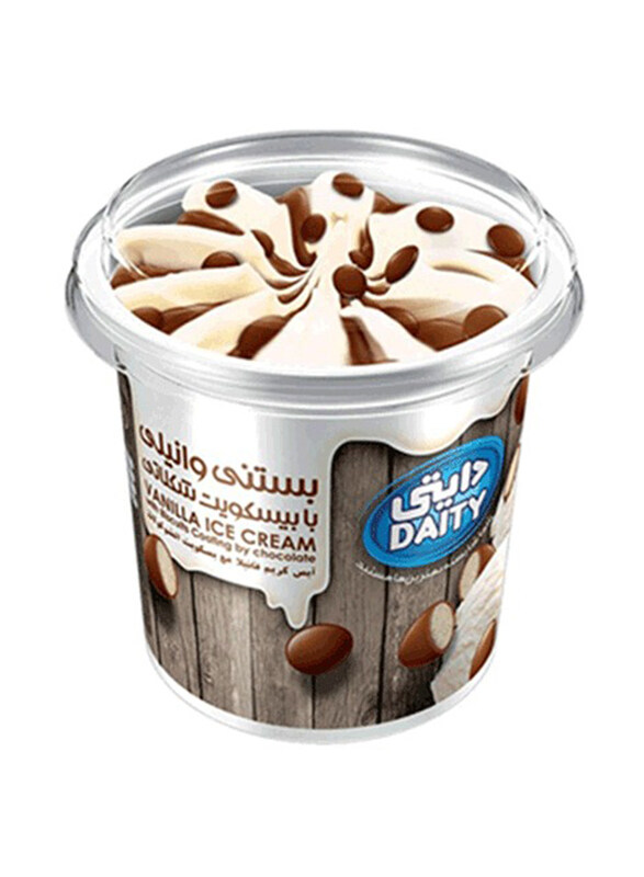 

Daity Vanilla with Chocolate Biscuit Ice Cream, 600g