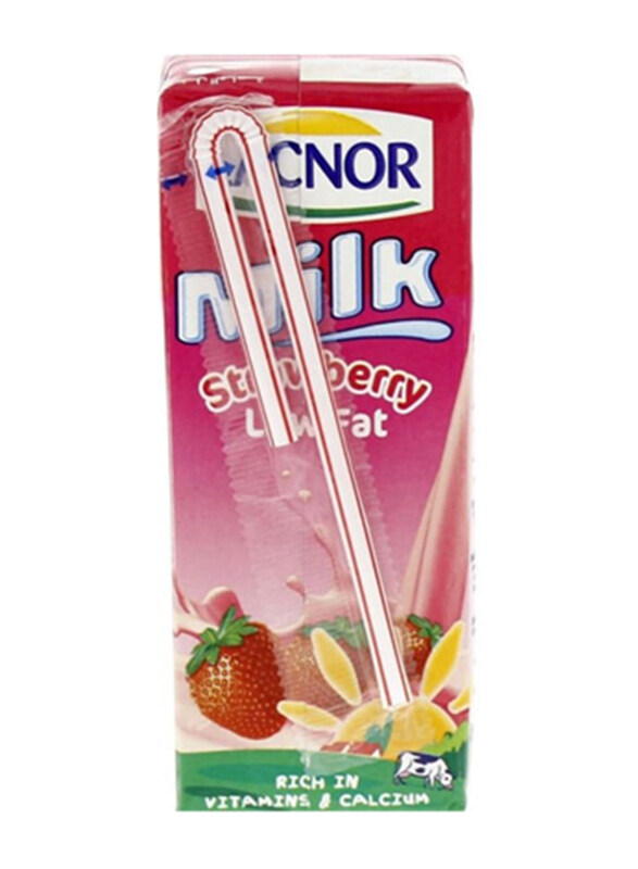 Lacnor Strawberry Milk, 180ml