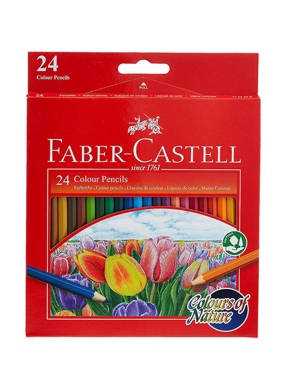 

Faber-Castell Colour of Nature Colour Pencil, 24 Pieces, Multicolour