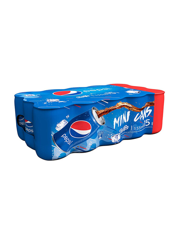 

Pepsi Cola Carbonated Soft Drink, 15 Can x 155ml