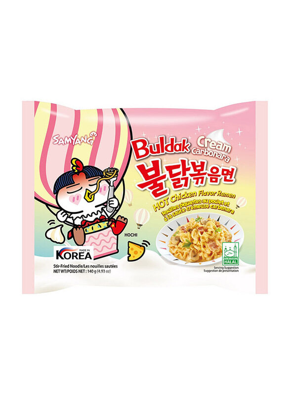 

Samyang Hot Chicken Ramen Creamy Carbonara Noodles, 140g