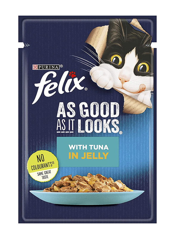 

Purina Felix As Good As It Looks with Tuna in Jelly Wet Cat Food, 85g