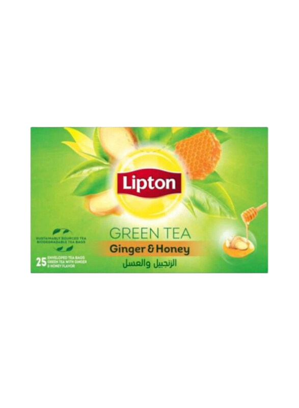 

Lipton Ginger & Honey Green Tea, 25 Tea Bags x 1.5g