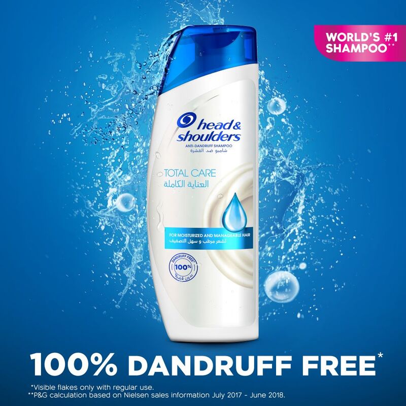 Head & Shoulders Total Care Anti-Dandruff Shampoo for All Hair Types, 400ml